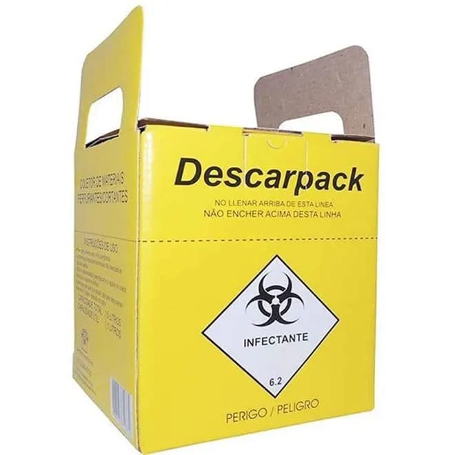 Coletor de Material Perfurocortante 7Lt Descarpack