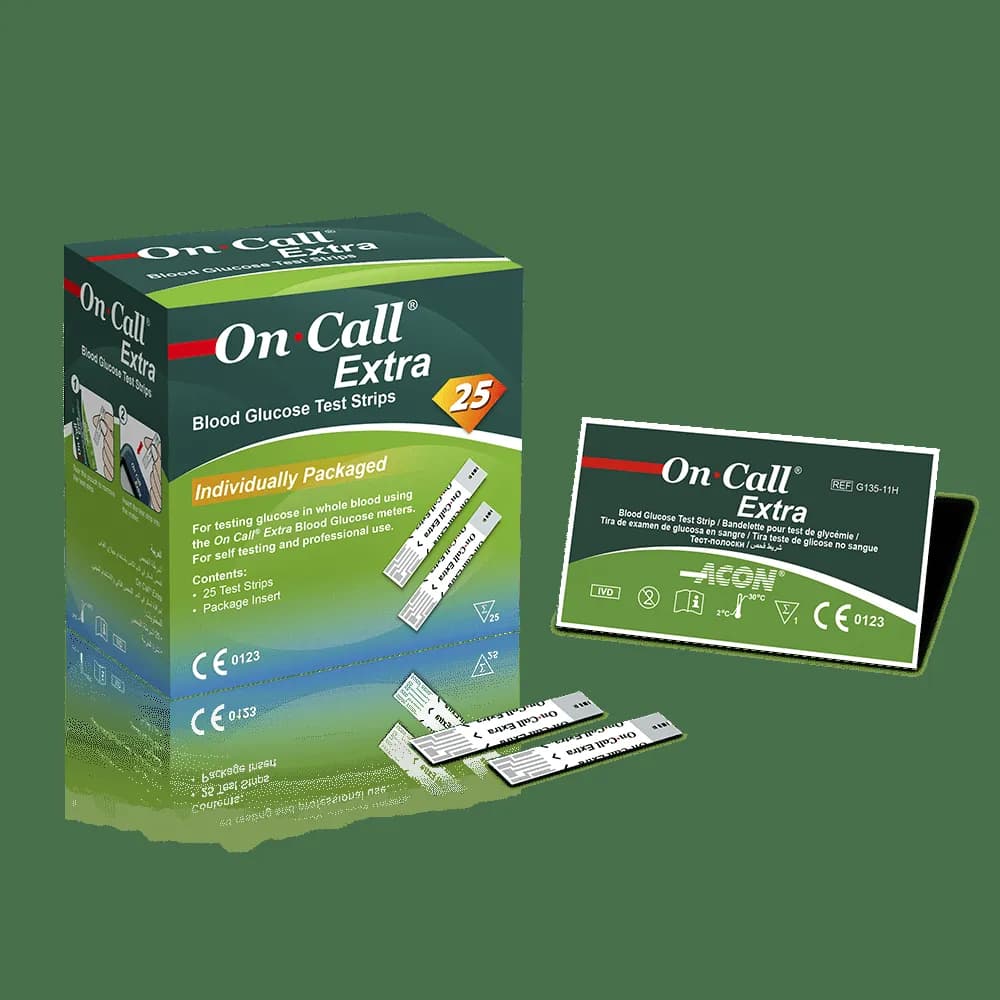 On Call® Extra tira para teste de glicemia individualizada