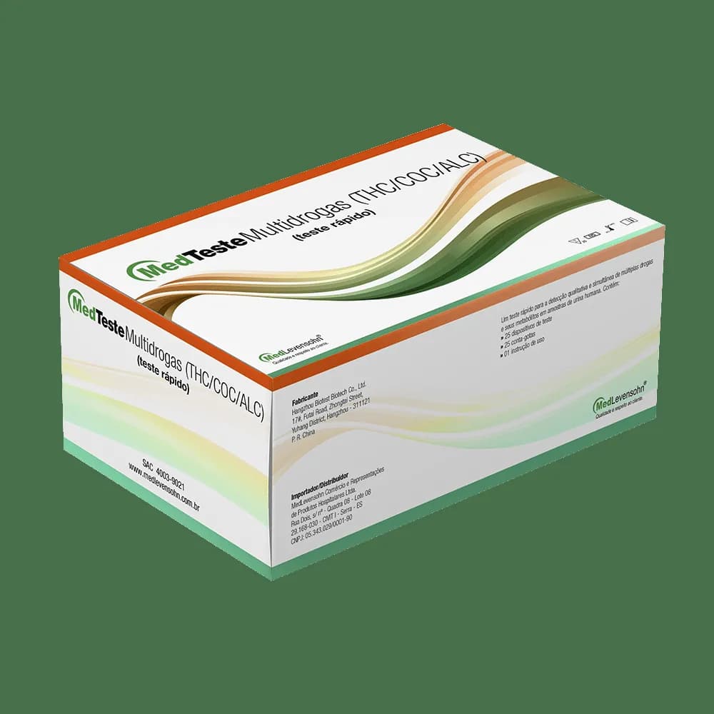 MedTeste Multidrogas (THC/COC/ALC) - Teste Rápido