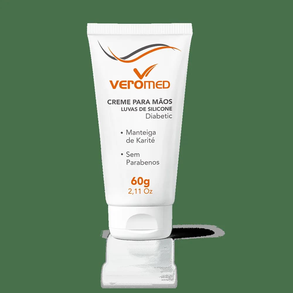 Creme para mãos luvas de silicone Veromed