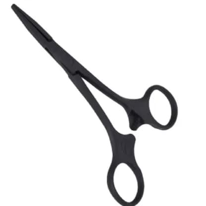Pinça Kelly Descartável Estéril 16CM Kolplast - Cinza Chumbo