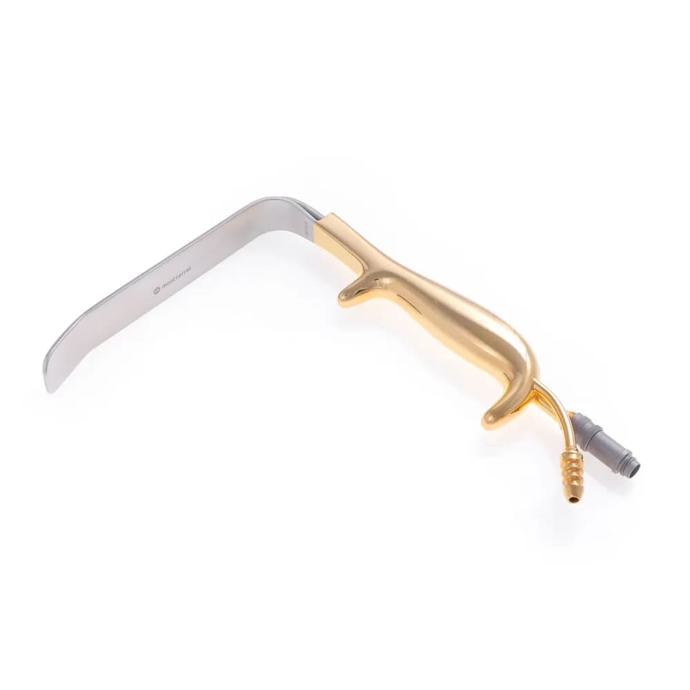 Afastador Universal com Entrada p/ Fibra Óptica/Aspirador 17 cm