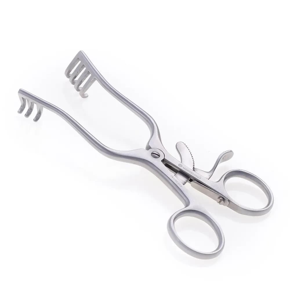 Afastador Weitlaner 2 x 3 Garras Rombas - 11 cm