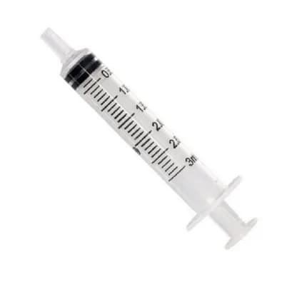 Seringa 3ML Luer Slip Sem Agulha Central 1000UN 990581