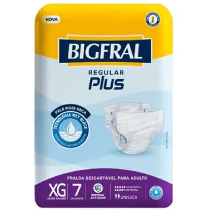 Fralda Bigfral Plus TAM EG PCT C/7UN - 20389-1