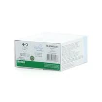 Fio Cirúrgico De Nylon Preto 4-0 Ag 1/2 Cil 2,0cm - Bioline Fios