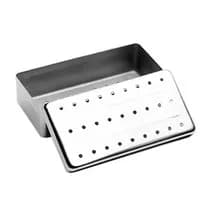 Estojo para Esterilização Inox 20x10x5cm Millenium Perfurado Autoclavável