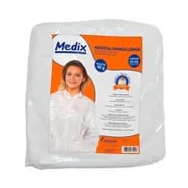 Avental TNT Manga Longa 40GR Branco - Medix