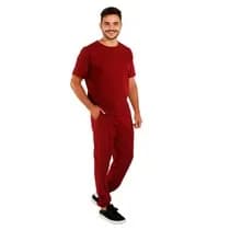 Pijama Scrub Masculino Students Bordô - FunWork