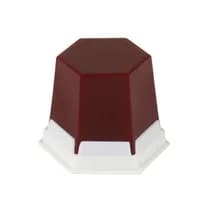 Cera Cervical Geo Vermelho Transparente