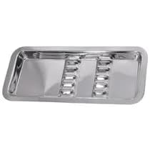 Bandeja para Esterilização Inox Lisa Autoclavável 22x9x1,5cm 6 Divisórias