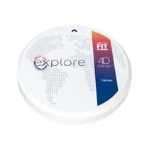 Disco de Zircônia Fit Plus Explore Esthetic ML 4D para Sistema OP de CAD/CAM D98 x H25mm A1