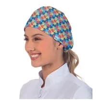 Gorro Bandana Feminino Quebra-cabeça