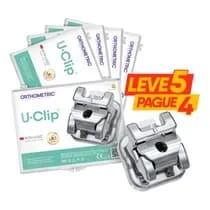 Kit Promocional Bráquete Metálico Autoligado U-Clip Roth 0,022