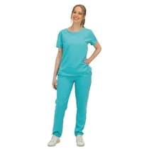 Pijama Cirúrgico Feminino Funcolors Verde Tifanny - Funwork