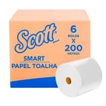 Papel Toalha Smart Folha Simples Rolo