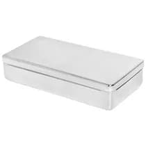 Estojo para Esterilização Inox Liso 32x16x8cm Econox - Fami