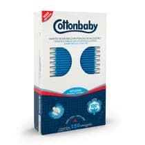 Hastes Flexíveis com Ponta de Algodão 150unid. - Cottonbaby