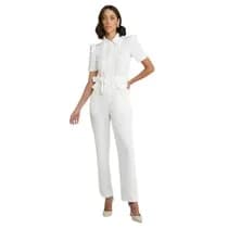 Macacão Feminino Luisa Off White