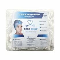 Touca Sanfonada Branca - Desc Shop