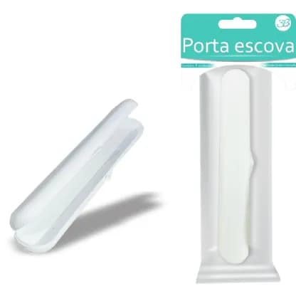 Porta Escova Transparente C/1UN