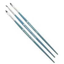Pincel Pelo Natural para Resina Acrílica Opaco Kit