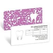 Cartão de Horário Dente Color