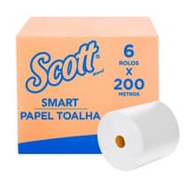 Papel Toalha Smart Folha Simples Rolo - Scott®