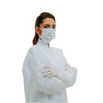 Avental TNT Manga Longa 40G Branco - SP Protection