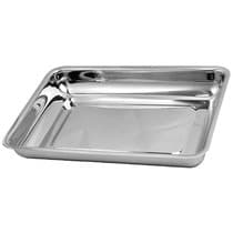 Bandeja para Esterilização Inox Lisa Autoclavável 30x20x4cm - Golgran GG