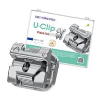 Braquete Metálico SLB Autoligado Passivo U-Clip 0.022 Kit 1 Caso Completo - Orthometric