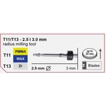 Broca Roto T11/T13 - 2,5 | 3,0 mm - Imes-Icore