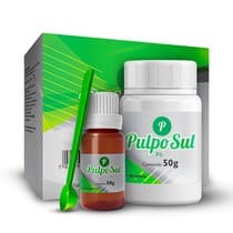 Cimento Provisório Pulposul Pó 50g + Líquido 10ml - Iodontosul
