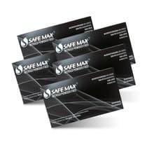 Kit 5 Caixas Luva Para Procedimento Nitrílo Sem Pó Preto - Safemax
