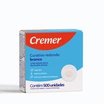 Curativo Redondo Em Rolo Branco - Cremer