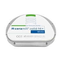Disco CAD/CAM Ceramill Zircônia Zolid HT+ White 71 - AmannGirrbach