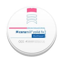 Disco para CAD/CAM Ceramill Zolid FX Multilayer 98x16 - Amanngirrbach