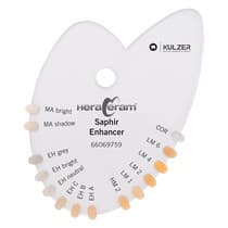 Escala de Cor HeraCeram Saphir Enhancer - Kulzer