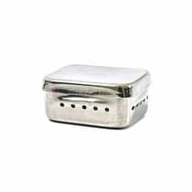 Estojo para Esterilização Inox 7x6x3cm Perfurado para 30 Brocas - Golgran