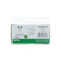 Fio Cirúrgico De Nylon Preto 4-0 Ag 1/2 Cil 2,0cm - Bioline Fios