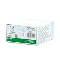 Fio Cirúrgico De Nylon Preto 4-0 Ag 3/8 1,9cm - Bioline Fios