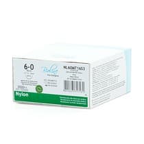 Fio Cirúrgico De Nylon Preto 6-0 Ag 1/2 1,6cm - Bioline Fios