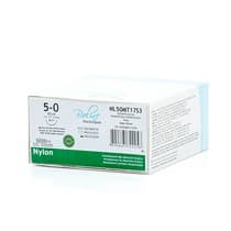 Fio Cirúrgico Nylon Preto 5-0 Ag 1/2 Cor 1,7cm - Bioline Fios