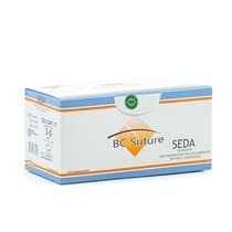 Fio Cirúrgico Seda 3-0 Ag 1/2 Cor 1,7cm - BC Suture