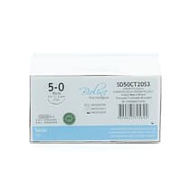 Fio Cirúrgico Seda Preto 5-0 3/8 Cor 2,0cm - Bioline Fios