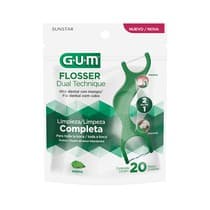 Fio Dental Flosser Dual Technique - Gum