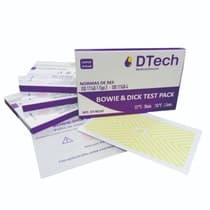 Indicador Químico Tipo 2 Bowie-Dick Mini com Folha Alerta - DTech