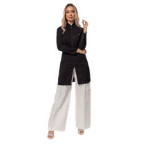 Jaleco Feminino Heloisa Preto - Dana
