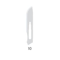 Lâmina de Bisturi Descartável Inox - Indusbello