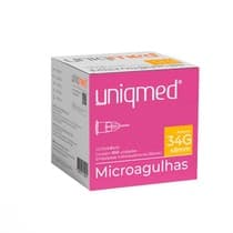 Microagulhas 34G X 8mm - Uniqmed